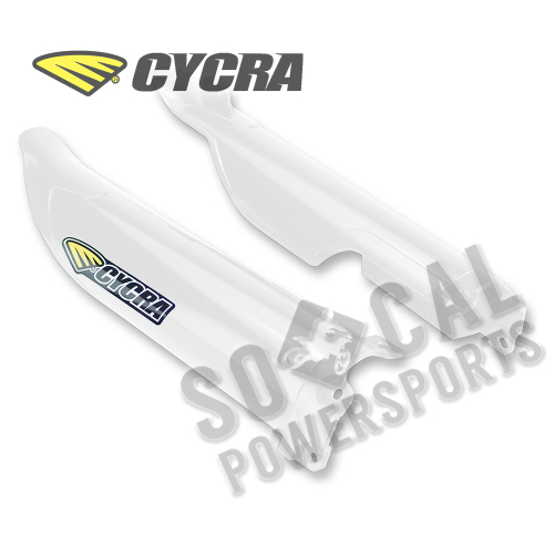 Cycra - Cycra Lower Fork Guards - White - 6903-42