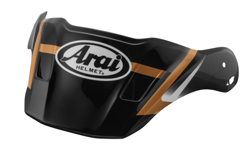 Arai Helmets - Arai Helmets Visor for XD4 Helmet - Black/White/Gold - 810448