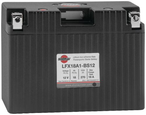 Shorai - Shorai Lithium Iron Extreme-Rate Battery - LFX18A1-BS12
