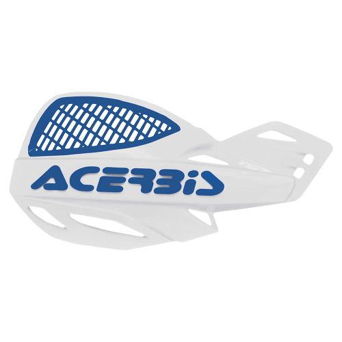 Acerbis - Acerbis Uniko Vented Handguards - White/Blue - 2072671029