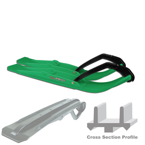C&A Pro - C&A Pro Razor RZ Skis - Green - 0320-7738
