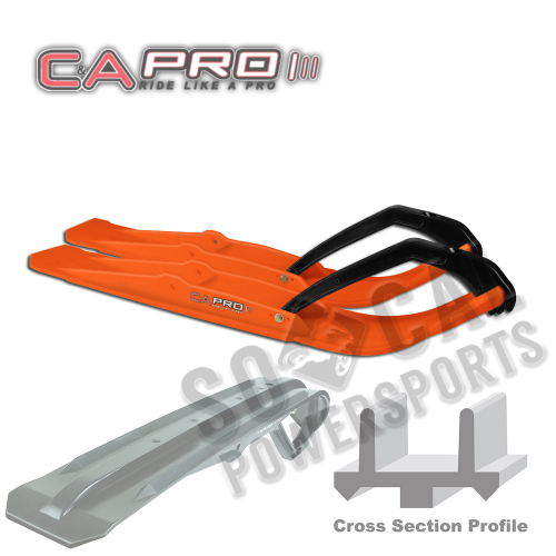 C&A Pro - C&A Pro Razor RZ Skis - Orange - 0320-7710