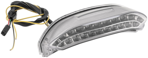 BikeMaster - BikeMaster Integrated Taillight - Clear Lens - TZH-116-INT