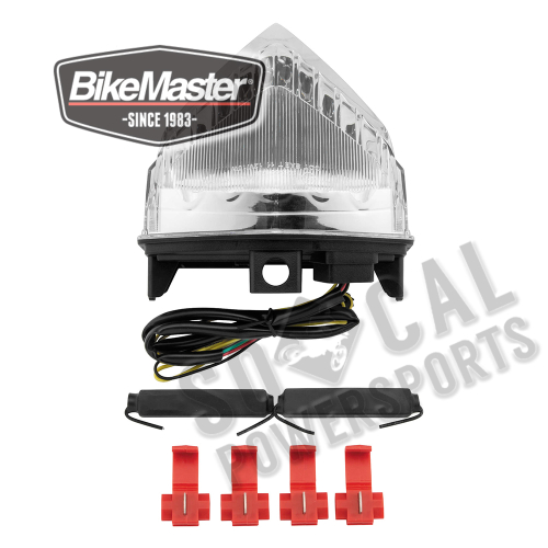 BikeMaster - BikeMaster Integrated Taillight - Clear Lens - TZH-312-INT