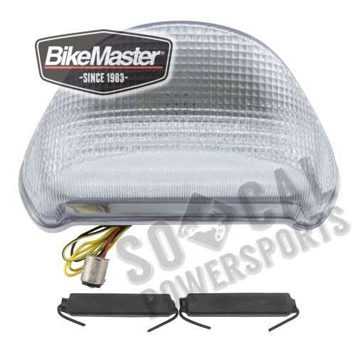 BikeMaster - BikeMaster Integrated Taillight - Clear Lens - TZK-058-INT