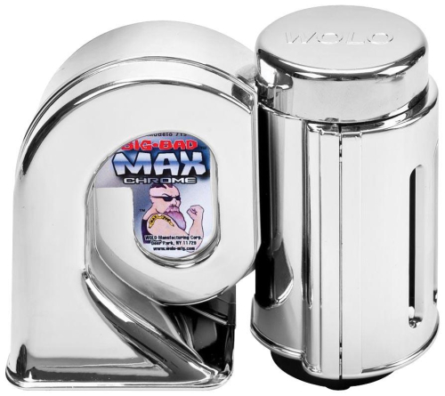 Wolo - Wolo Big Bad Max Air Horn - Chrome - 719
