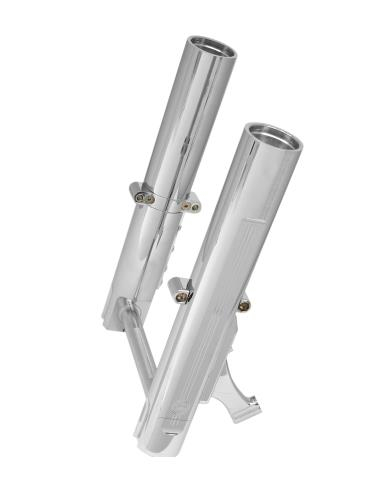 Performance Machine - Performance Machine Fork Leg Kit for Performance Machine Radial Calipers - Single Disc - Chrome - 0208-2055-CH