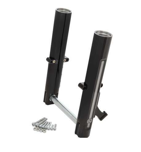 Performance Machine - Performance Machine Fork Leg Kit for Performance Machine Radial Calipers - Single Disc - Contrast Cut - 0208-2059-BM