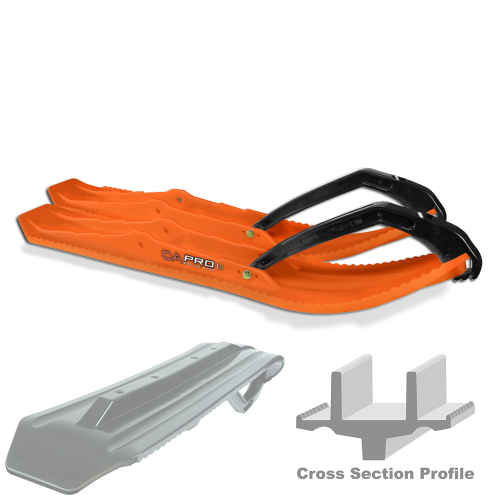 C&A Pro - C&A Pro Boondock Extreme BX Skis - Orange - 399-7710