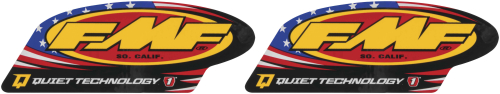 FMF Racing - FMF Racing Muffler & Silencer Replacement Decal - Q Patriotic - 012697