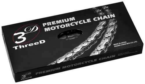 EK Chain - EK Chain 525 Z 3D Premium Chain - 120 Links - Black/Gold - 3D 525Z X 120 BLK/GLD