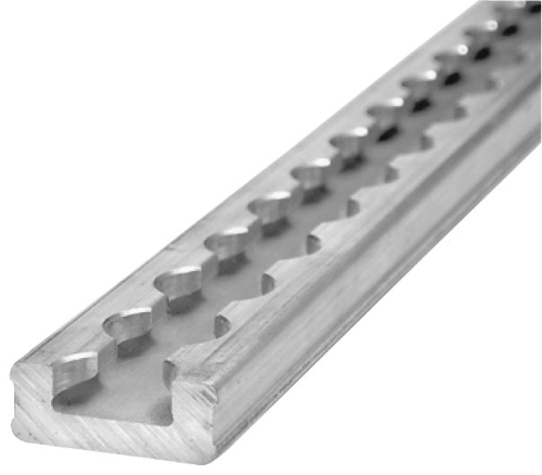 Ancra - Ancra S-Line O-Track 6ft. Standard Aluminum Logistics Track - 40467-33-72.00