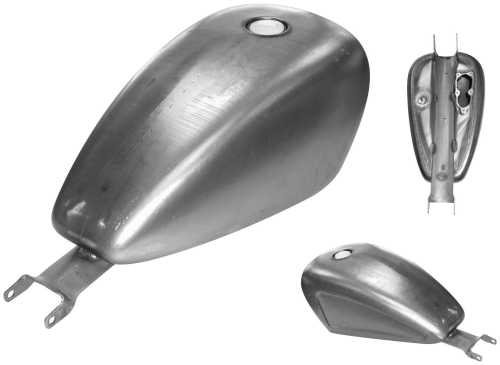 Bikers Choice - Bikers Choice EFI Sportster Gas Tank - Indented Style - 3.3 Gal. - 012920