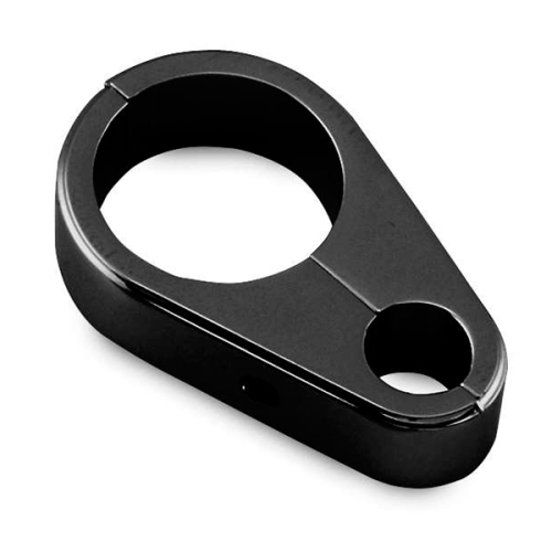 Bikers Choice - Bikers Choice Single Cable Throttle Clamp - 1in. Handlebars - Smooth Black - 061273