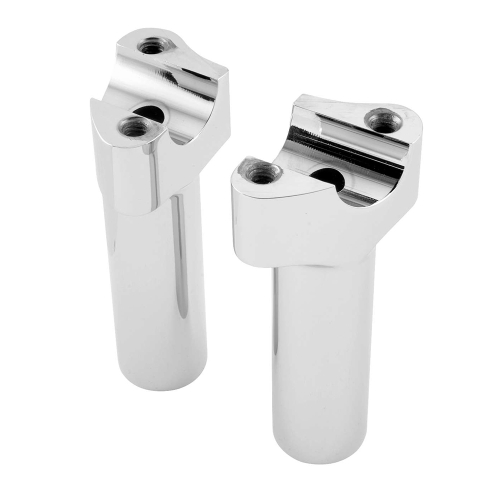 Bikers Choice - Bikers Choice 4.5in. Square Shoulder Risers - Chrome - 13-005CP