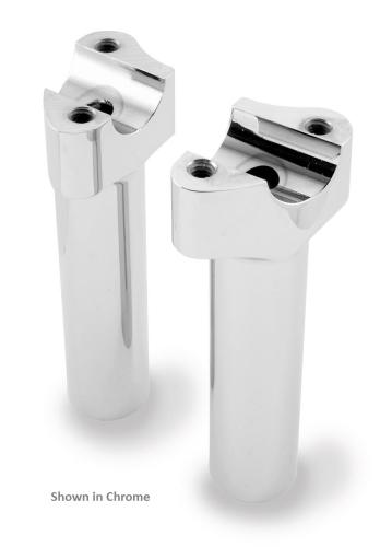Bikers Choice - Bikers Choice 5.5in. Square Shoulder Risers - Black - 13-007BK