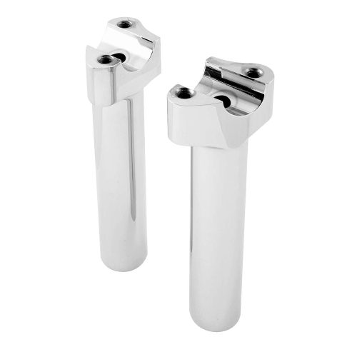 Bikers Choice - Bikers Choice 6.5in. Square Shoulder Risers - Chrome - 13-009CP