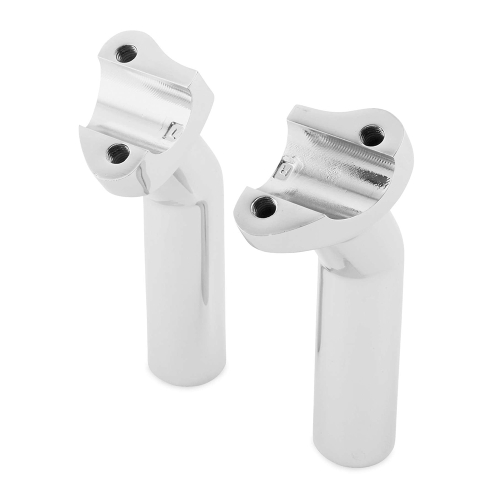Bikers Choice - Bikers Choice 4.5in. Pullback Handlebar Risers - Chrome - 13-013CP