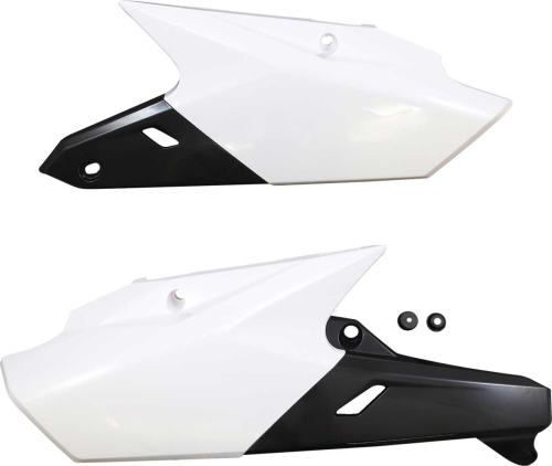 Acerbis - Acerbis Side Panels - White/Black - 2374151035