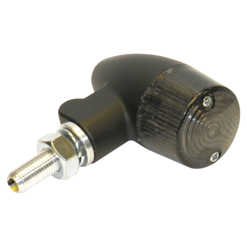 K&S Technologies - K&S Technologies Black Satin Aluminum Marker LED Lights - Round #2 with Smoke Lens - Two Wire - 26-8335BK