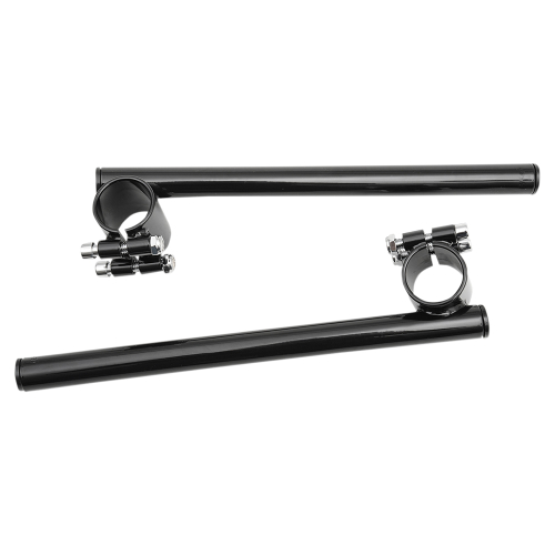 Emgo - Emgo 7/8in. Steel Clip-on Handlebars - 36mm - Gloss Black - 23-93136
