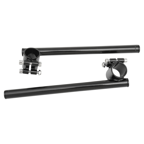 Emgo - Emgo 7/8in. Steel Clip-on Handlebars - 34mm - Gloss Black - 23-93124