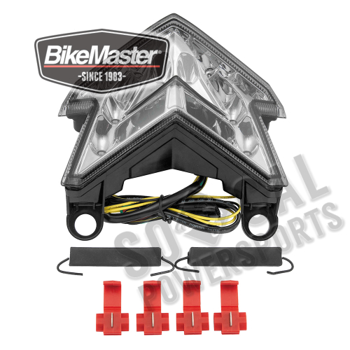 BikeMaster - BikeMaster Integrated Taillight - Smoke Lens - TZK-318-INT-S