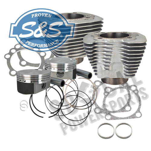 S&S Cycle - S&S Cycle 1250cc Conversion Kit - Compression 10.3:1 - Silver - 910-0433
