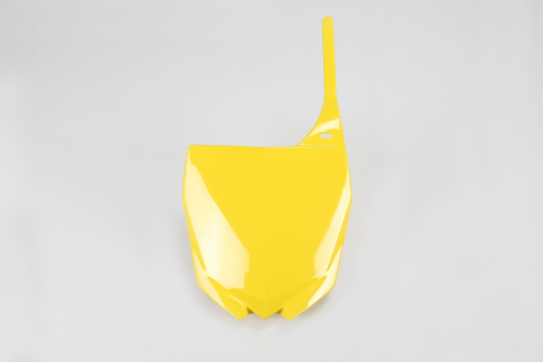UFO Plastics - UFO Plastics Front Number Plate - Yellow - Restyled - YA04832-101