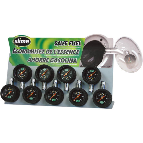 Slime - Slime Magnetic Tire Pressure Gauge Display - 20055
