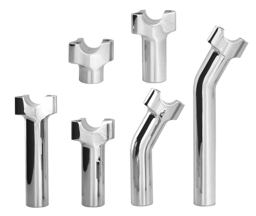 Wild 1 - Wild 1 Chubby Billet Risers - 1.5in - Chrome - W0525