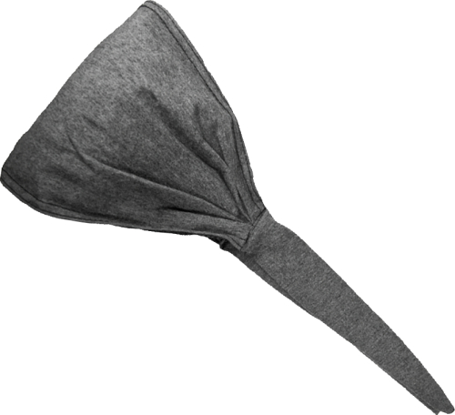Schampa - Schampa Old School Bandana - OSB1-02 - Solid Dark Gray - OSFM