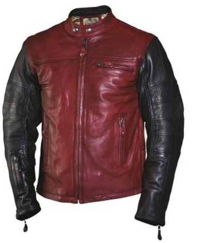 RSD - RSD Ronin Leather Jacket - 0801-0200-3552 - Oxblood/Black - Small