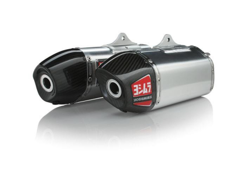 Yoshimura - Yoshimura RS-9 Signature Series Dual Full System - Aluminum Muffler - 225820H320