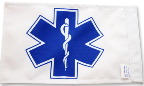 Pro Pad - Pro Pad 6in. x 9in. Flag - EMS Star of Life - FLG-EMSS