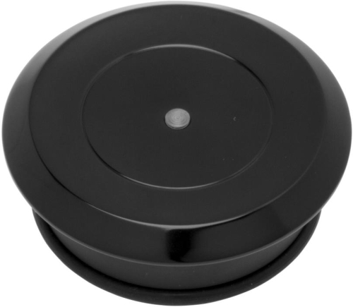 Arlen Ness - Arlen Ness Gas Cap - Smooth - L.E.D. Gauge - Black - 70-302