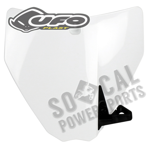 UFO Plastics - UFO Plastics Front Number Plate - White - HU03355041X