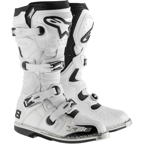 Alpinestars - Alpinestars Tech 8 RS Vented Boots - 2011015-20-10 - White - 10