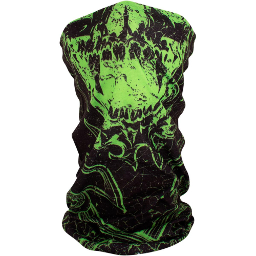 Zan Headgear - Zan Headgear Fleece-Lined Motley Tube - TF236 - Torn Skull - OSFM