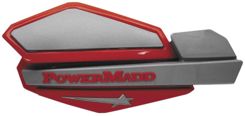 Powermadd - Powermadd Star Series Handguards - Red/Silver - 34232