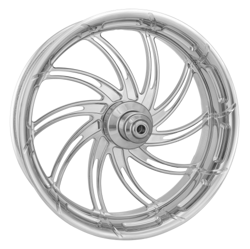 Performance Machine - Performance Machine Supra Single Disc Front Wheel - 18x3.5 - Chrome - 1239-7806R-SUP-CH
