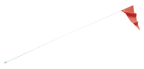 Safety Vehicle Emblem - Safety Vehicle Emblem Fiberglass Antenna - 6 ft. 5/15in. - with Bolt - SVE#4