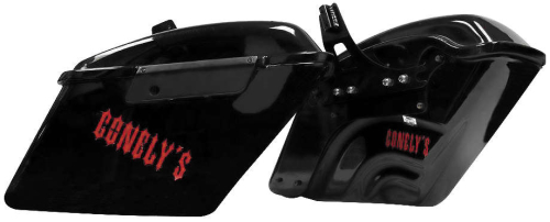 Conelys - Conelys Saddlebag Kit - Black - CDYHBBLK2014KT