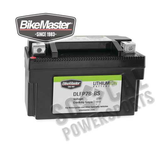 BikeMaster - BikeMaster Lithium Ion Battery - DLFP-7B-BS