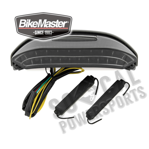 BikeMaster - BikeMaster Integrated Taillight - Smoke Lens - TZH-334-INT-S