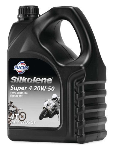Silkolene - Silkolene Super-4 Oil - 20W50 - 205L. - 600143626