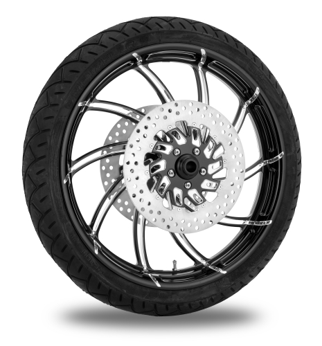 Performance Machine - Performance Machine Supra Front Wheel Package - 21x3.5in. - Platinum Cut - 9202-7106R-SUPAJ-BMP