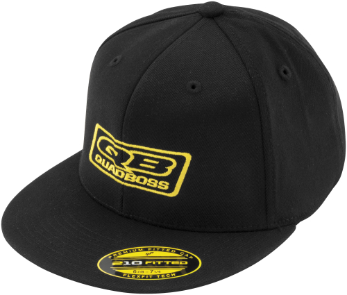 QuadBoss - QuadBoss 210 Flexfit Hat - 6210-L/XL - Black - Lg-XL