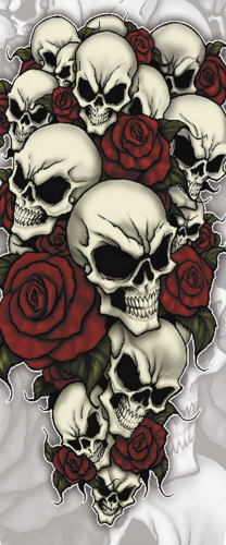 Missing Link - Missing Link ArmPro Compression Sleeves - APBRL - Bones N Roses - Large