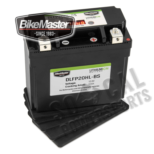 BikeMaster - BikeMaster Lithium Ion Battery - DLFP-20HL-BS